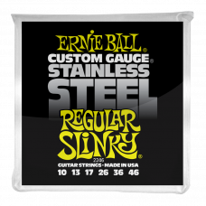 Regular Slinky Stainless Steel Wound Electric Guitar Strings - 10-46 Gauge